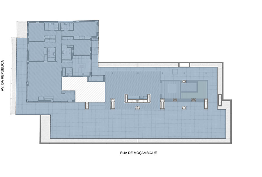 0 - Floor Plan - Planta de localizaç╞o - Fracç╞o BN - Planta do 8º andar (recuado)