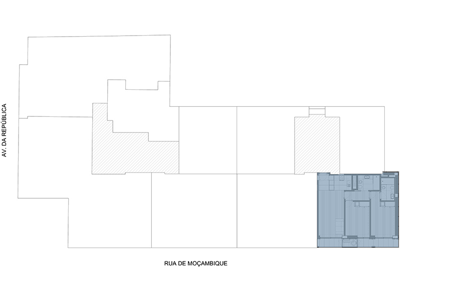 0 - Floor Plan - AB - Planta do 3º andar