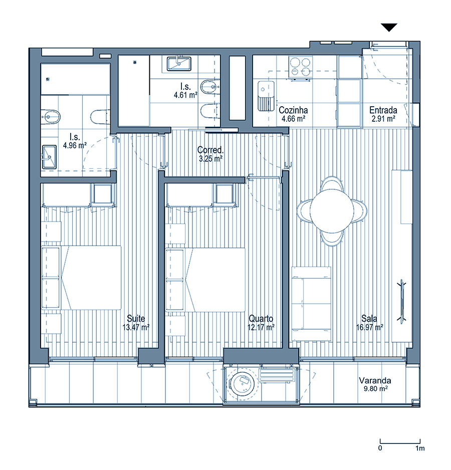 0 - Floor Plan - I - Planta do 1º andar