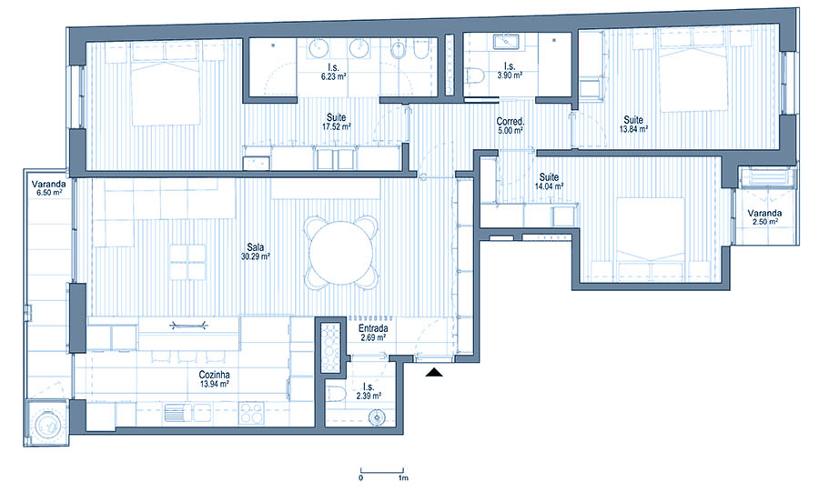 0 - Floor Plan - Fracçao AD - Planta do 4º andar 0 - Floor Plan - Fracçao AD - Planta do 4º andar