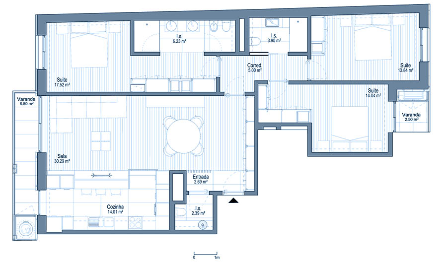 0 - Floor Plan - Fracçao AM - Planta do 3º andar 0 - Floor Plan - Fracçao AM - Planta do 3º andar