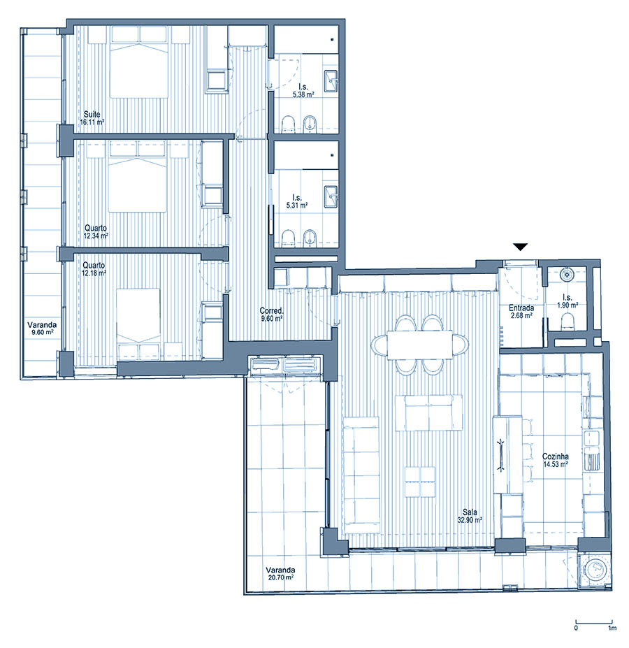 0 - Floor Plan - Fracçao AN - Planta do 5º andar 0 - Floor Plan - Fracçao AN - Planta do 5º andar