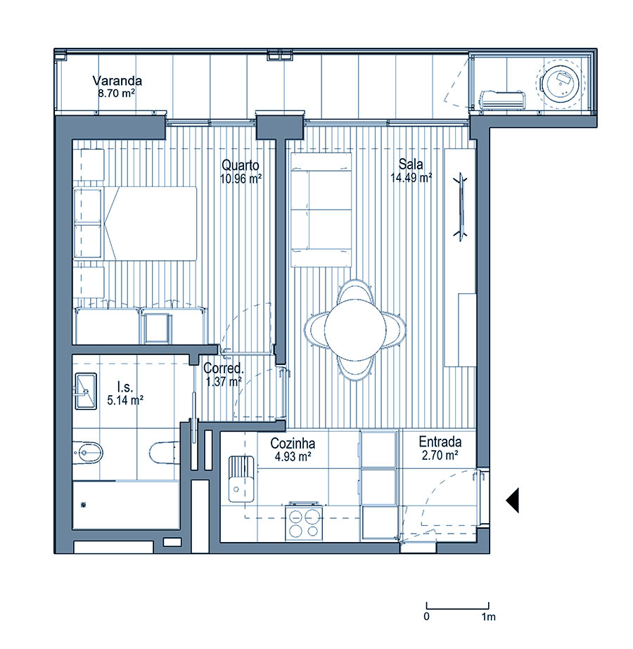 0 - Floor Plan - Fracçao AR - Planta do 5º andar 0 - Floor Plan - Fracçao AR - Planta do 5º andar