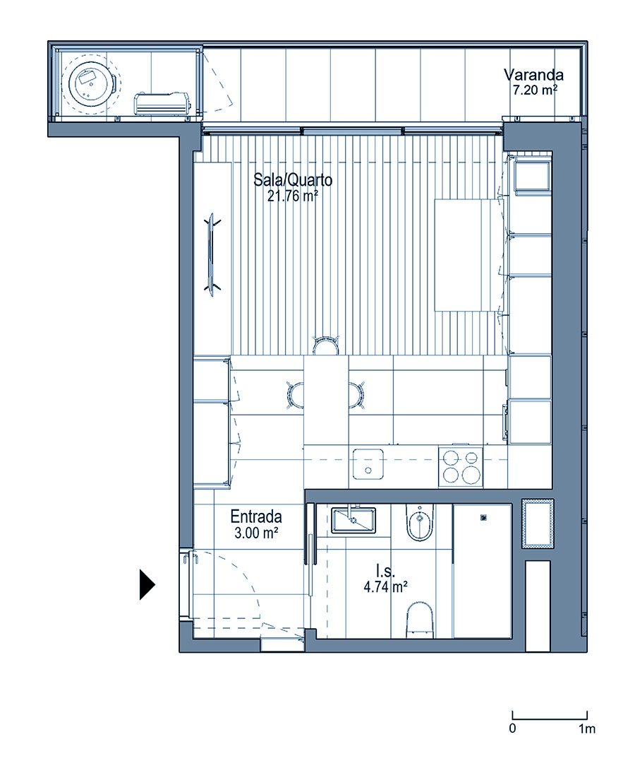 0 - Floor Plan - Fracçao AU - Planta do 5º andar 0 - Floor Plan - Fracçao AU - Planta do 5º andar
