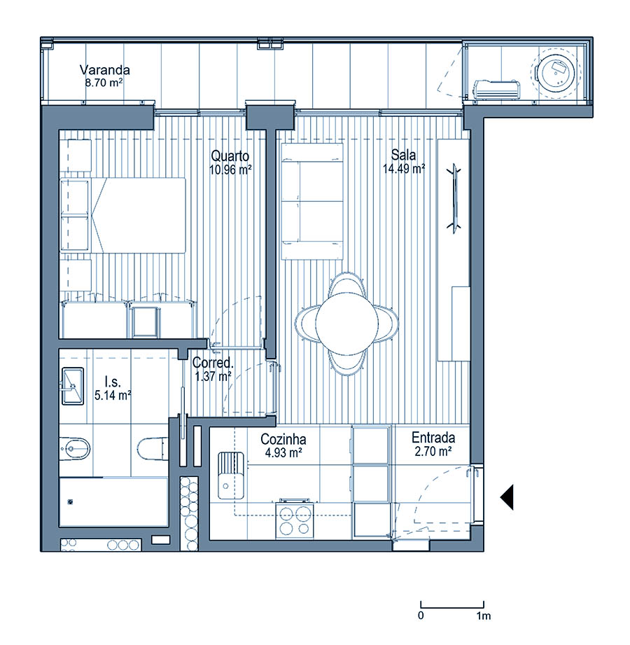 0 - Floor Plan - Fracçao BA - Planta do 6º andar