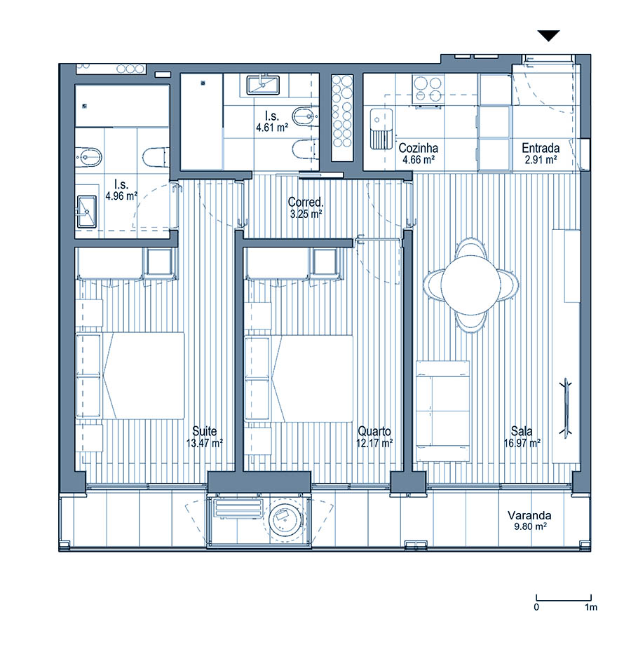 0 - Floor Plan - Fracao BB - Planta do 6º andar 0 - Floor Plan - Fracao BB - Planta do 6º andar