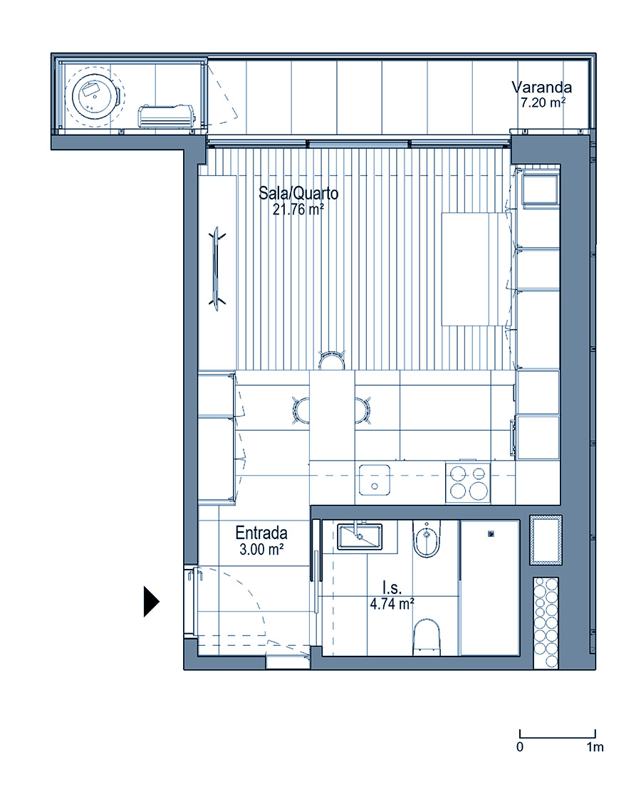 0 - Floor Plan - Fracçao BD - Planta do 6º andar 0 - Floor Plan - Fracçao BD - Planta do 6º andar