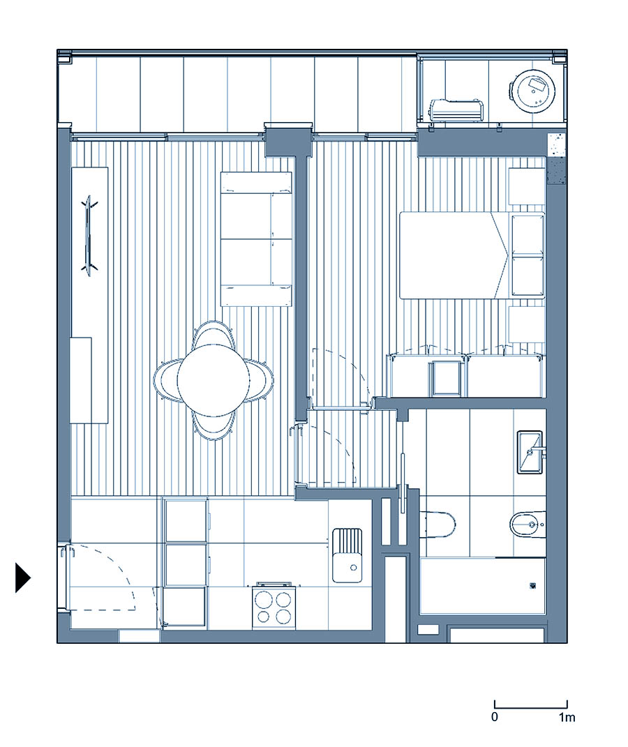 0 - Floor Plan - Fracçao BI - Planta do 7º andar 0 - Floor Plan - Fracçao BI - Planta do 7º andar