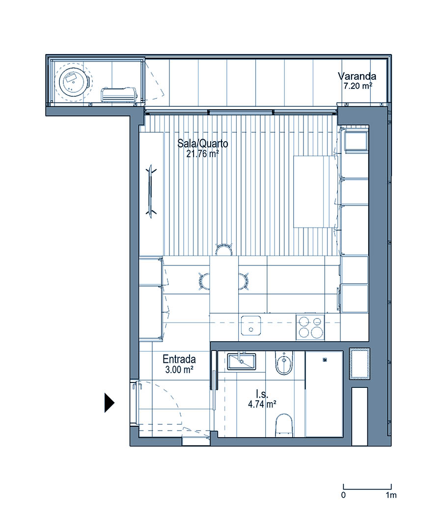 0 - Floor Plan - Fracçao K - Planta do 1º andar