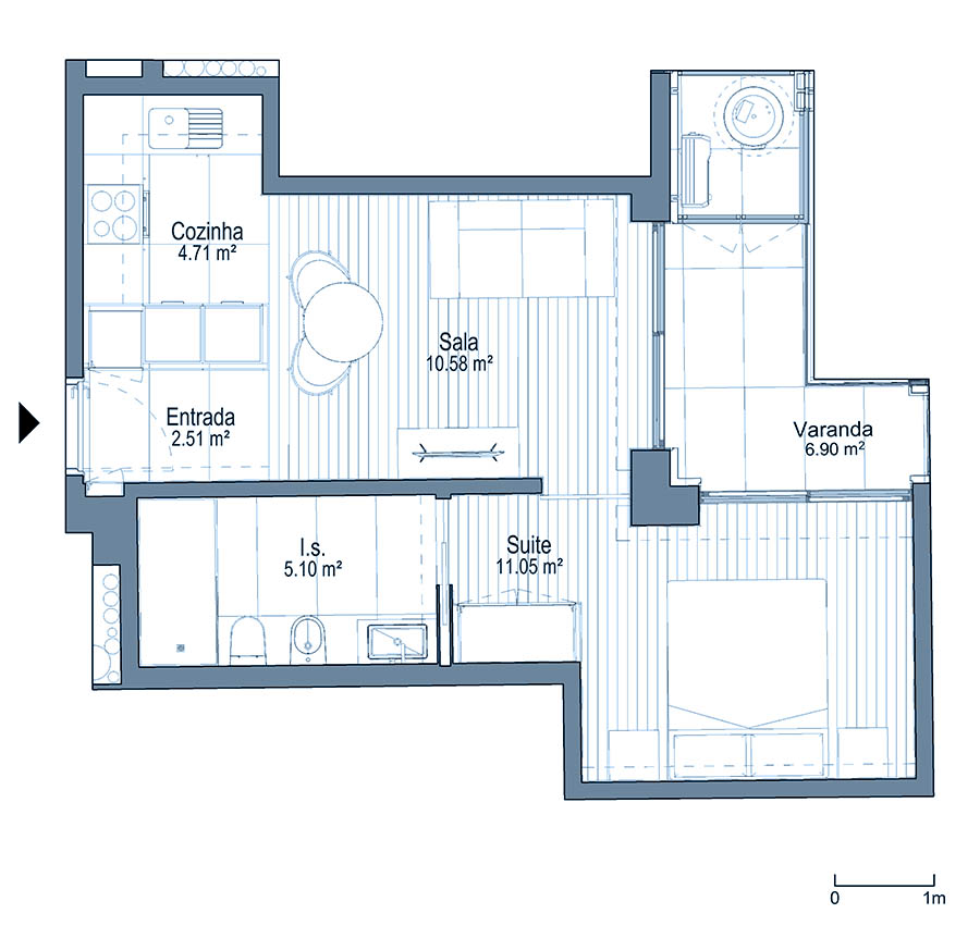 0 - Floor Plan - Fracao O - Planta do 2º andar 0 - Floor Plan - Fracao O - Planta do 2º andar