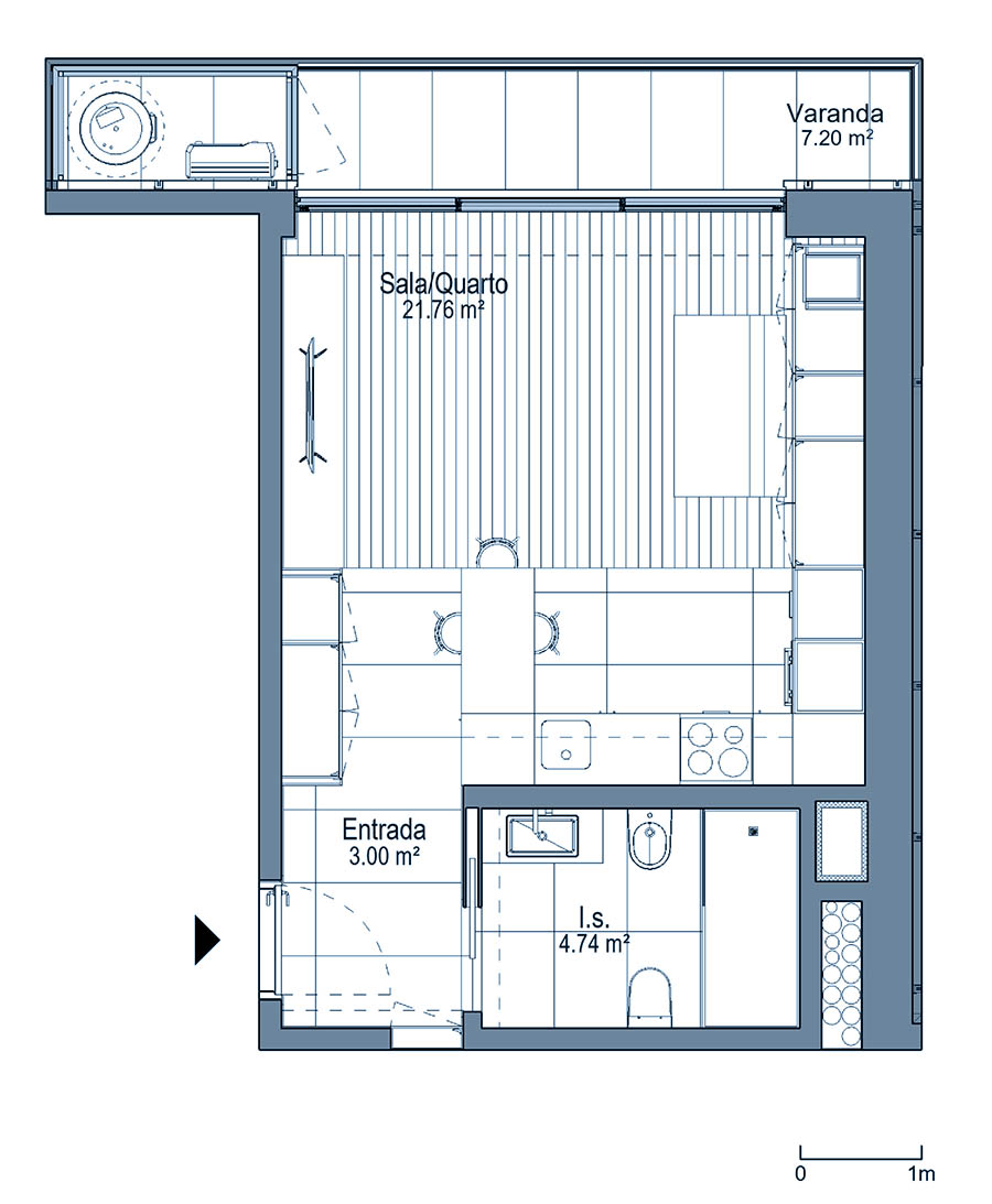 0 - Floor Plan - Fracçao T - Planta do 2º andar