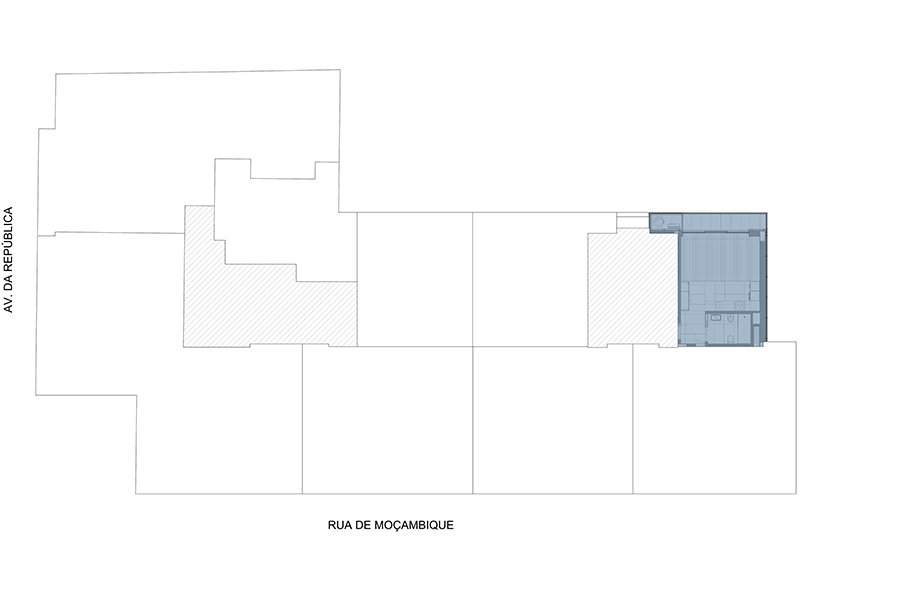 0 - Floor Plan - Planta de localizaçao - Fracçao AC - Planta do 3º andar 0 - Floor Plan - Planta de localizaçao - Fracçao AC - Planta do 3º andar
