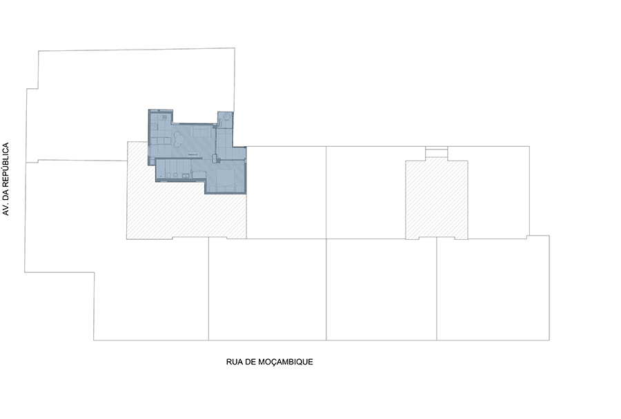 0 - Floor Plan - Planta de localizaçao - Fracçao AG - Planta do 4º andar 0 - Floor Plan - Planta de localizaçao - Fracçao AG - Planta do 4º andar